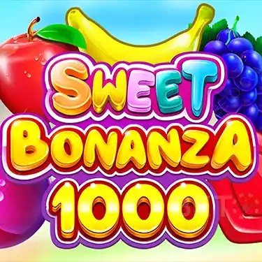 Sweet Bonanza 1000 logo by Pragmatic Play at GrizzlysQuest Casino