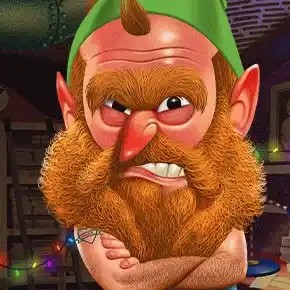 Angry Elf Christmas Miner by Gaming Corps, showcased at grizzlysquest-ca.com – game logo
