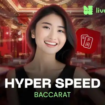 Hyper Speed Baccarat logo by Evolution GrizzlysQuest Casino