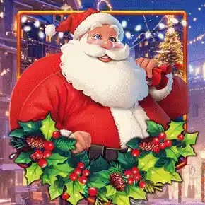 Christmas Wheel logo by KA Gaming GrizzlysQuest Casino